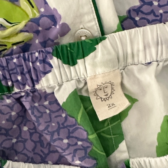 Printfrest Hydrangea Pattern PJ Set-Plus Size - Picture 2 of 5